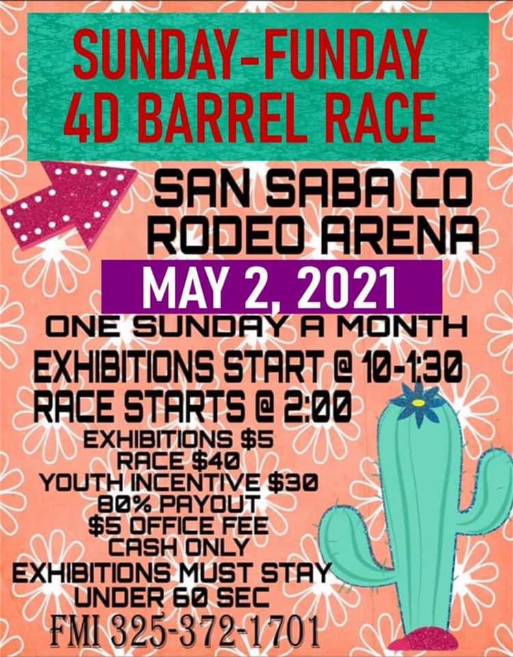 Sunday-Funday 4D Barrel Race